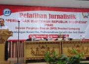 DPD PWRI Lampung Gelar Pelatihan Jurnalistik, Dibuka Oleh Sekdis Kominfotik Provinsi Lampung